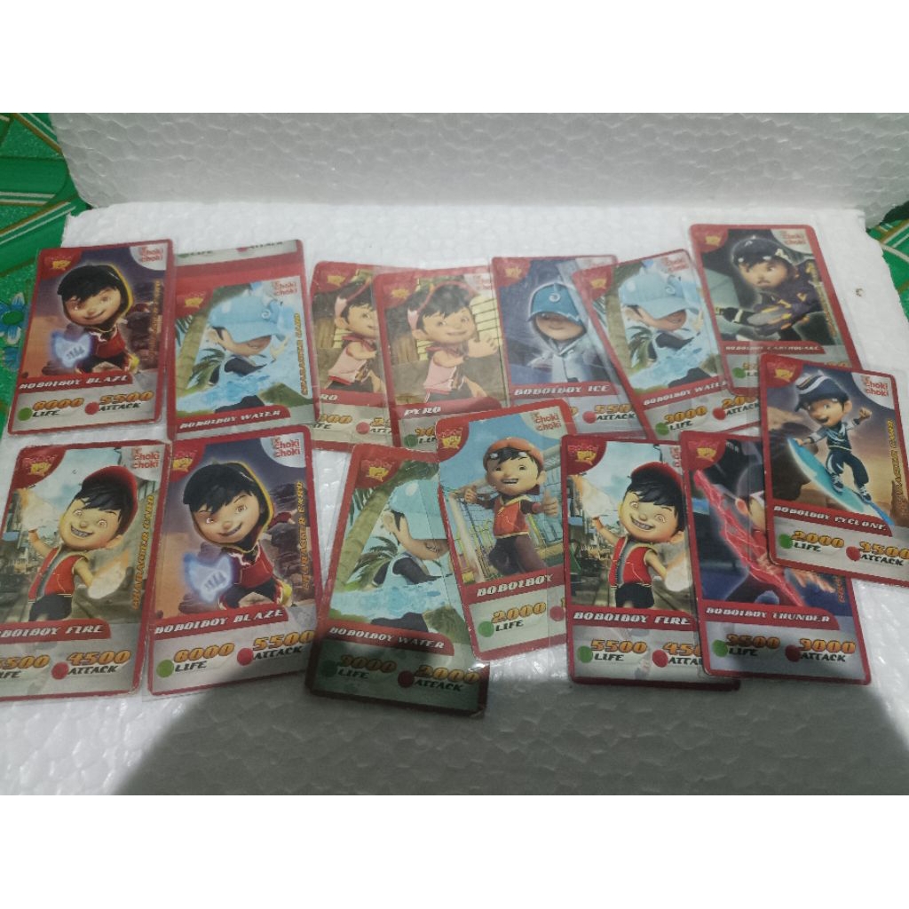 Kartu choki choki boboiboy 2015-2016 Ar langka Boboiboy  / Kartu boboiboy Choki Choki 2015-2016 Ar L