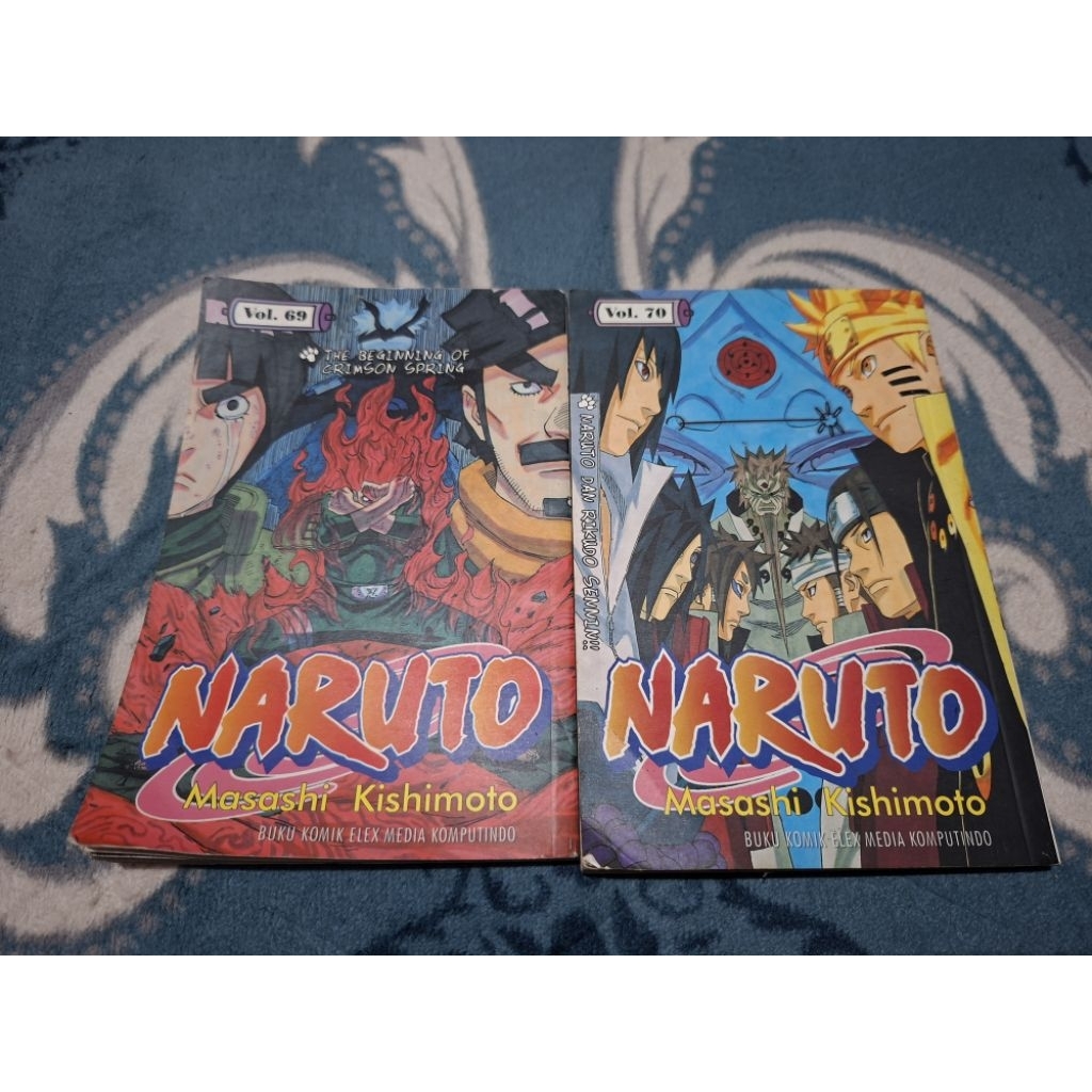 Komik Naruto set vol 69-70