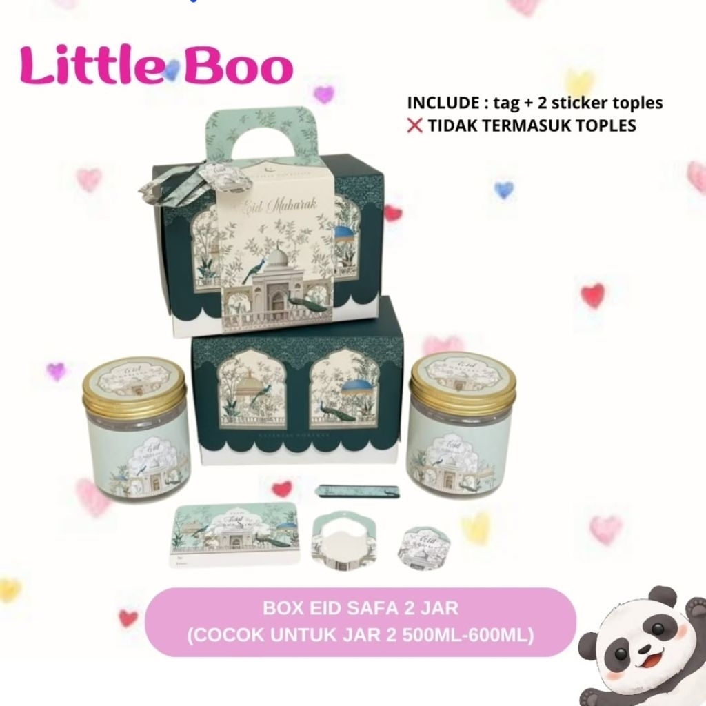 BOX KUE / KOTAK IDUL FITRI / GABLE BOX IDUL FITRI / KOTAK LEBARAN