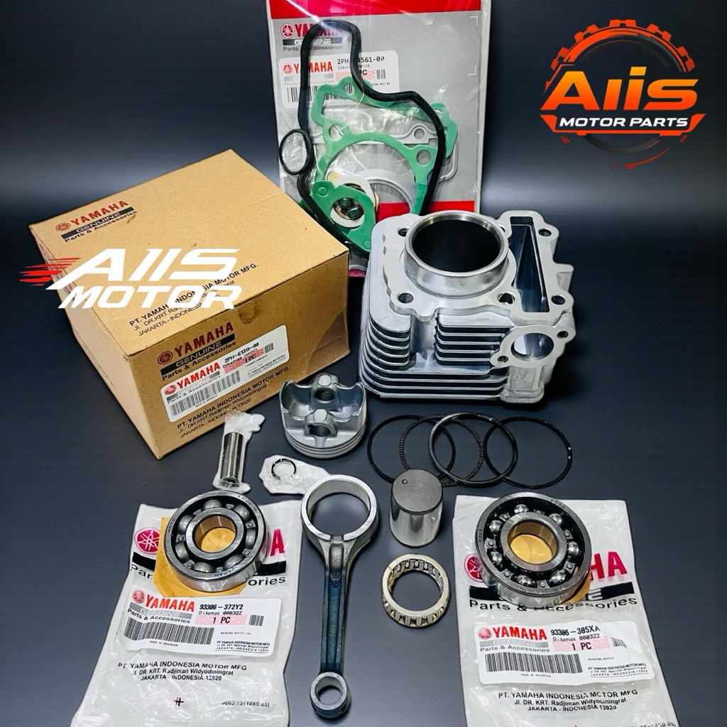 PAKET LENGKAP BLOK SEHER MIO M3 MIO Z 125 SOUL GT BLUE CORE XRIDE 125 FINO 125 (free topset)