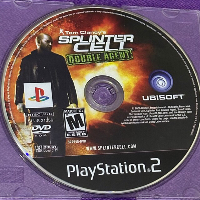 kaset ps2 ori us splinter cell double agent