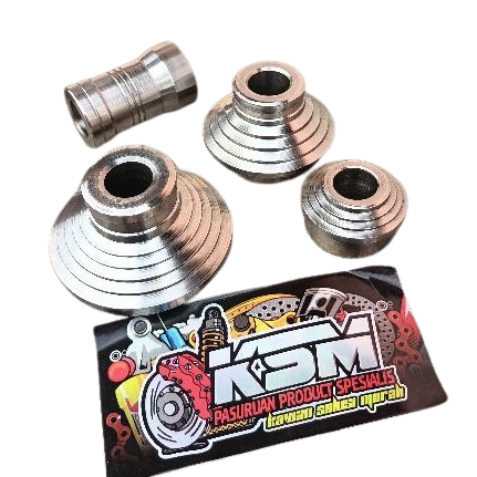 BOSHING PIRAMID GEARBOX VELG RCB STAINLESS DEPAN BELAKANG (MANISAN TROMOL RCB2