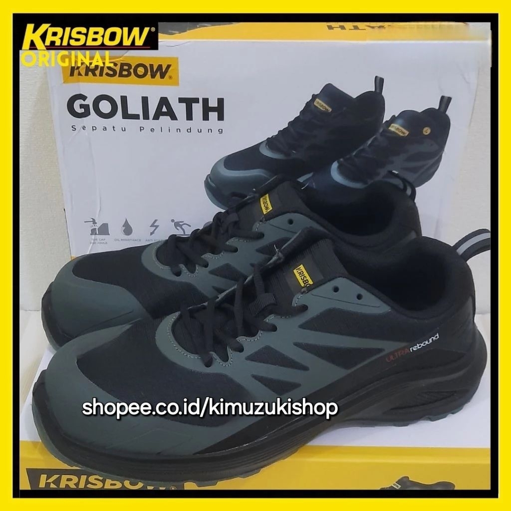 Sepatu Safety Krisbow GOLIATH || Safety Shoes Krisbow GOLIATH
