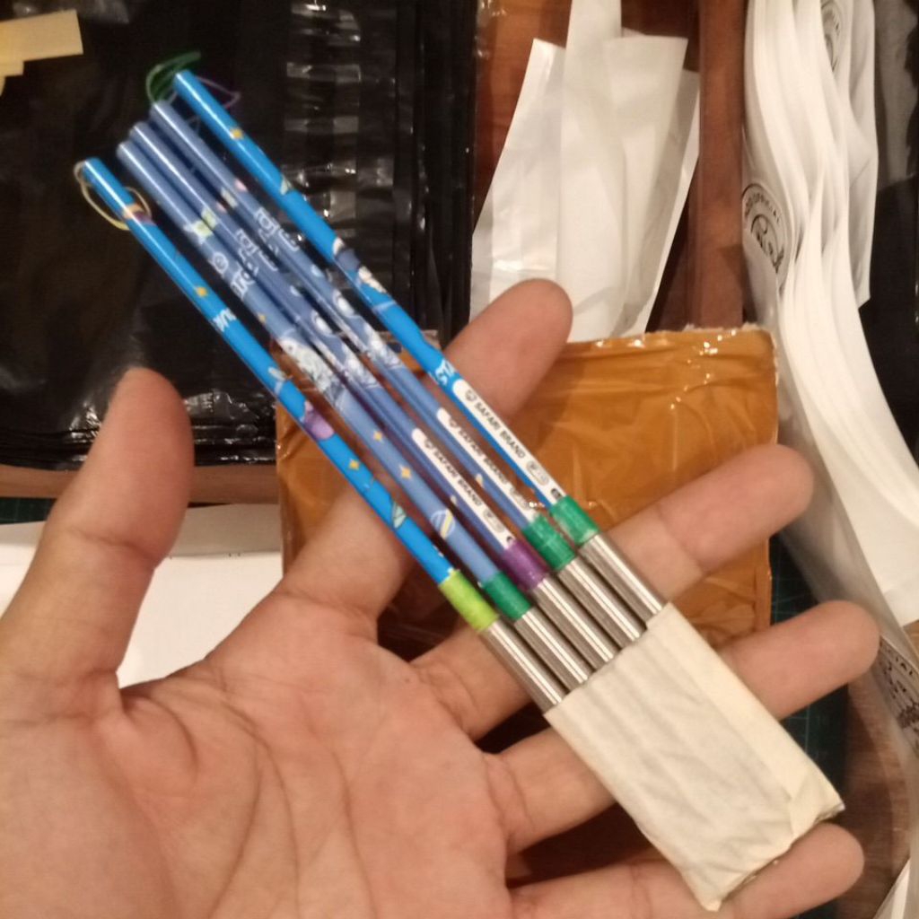 Sambung pulpen sujen stainless 6mm