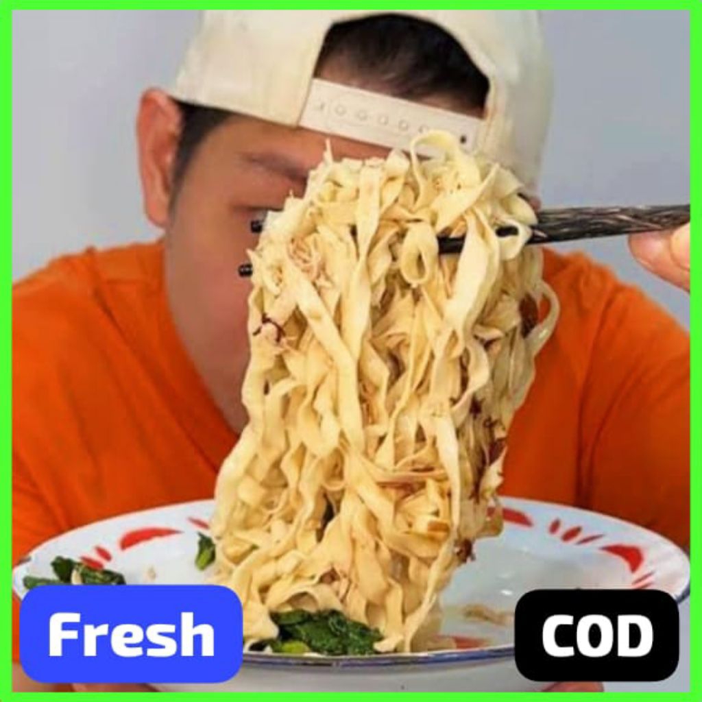 MIE AYAM MENTAH 1 KG 20 PORSI / MIE GEPENG / MIE PIPIH 1 KG