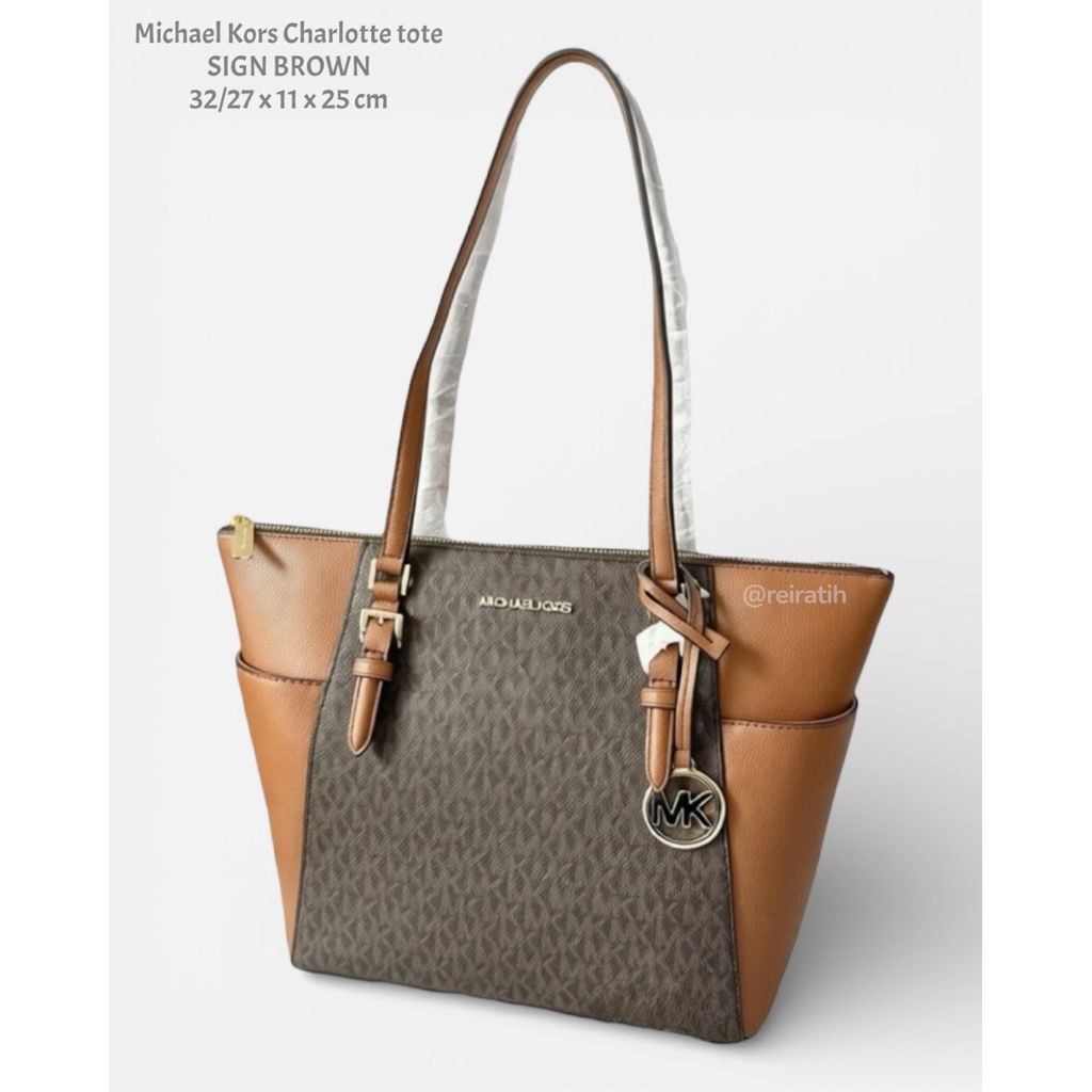 Tas Wanita Charlotte Zip tote MK (100% original)