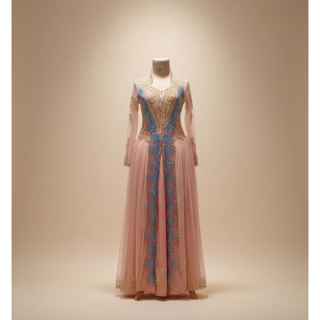 preloved Gaun Kebaya Modern (Long Dress)