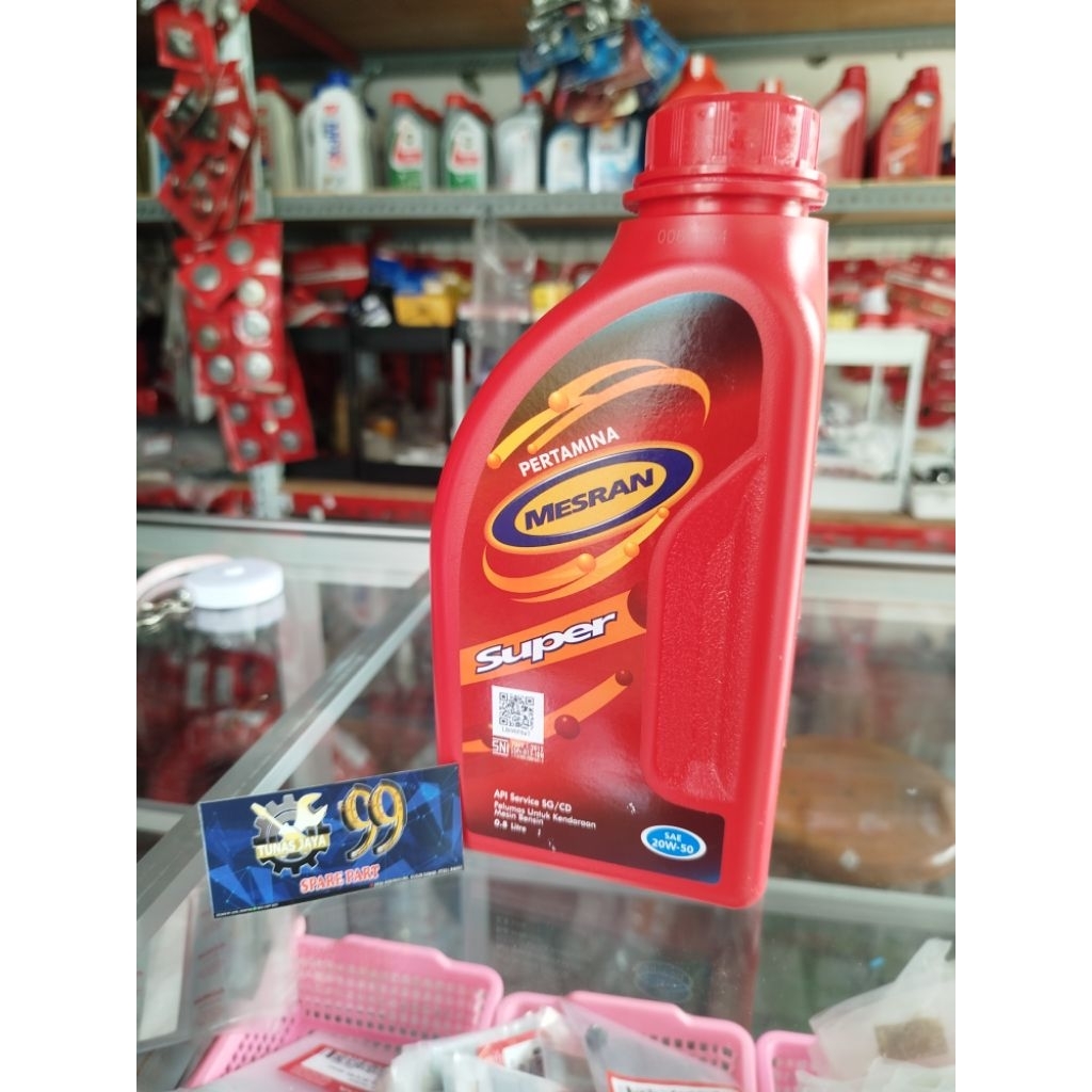 oli mesran super  0,8 20w-50 ORIGINAL