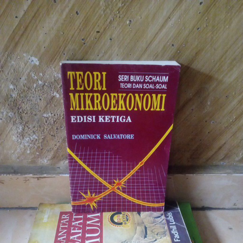 original bekas; Teori Mikro Ekonomi edisi 3 seri buku Schaum Teori & Soal oleh Dominick Salvatore Er