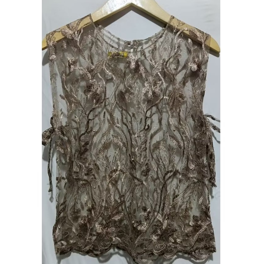 Vest brukat wanita/Rompi Brukat wanita dewasa/Rompi cantik/baju lebaran