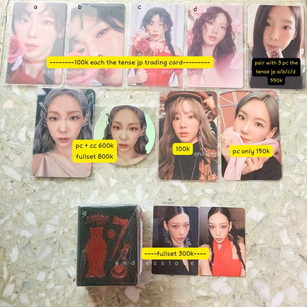 [BACA DESC ]pc photocard official snsd girls generation taeyeon 2023  keyring emblem smcu purpose an