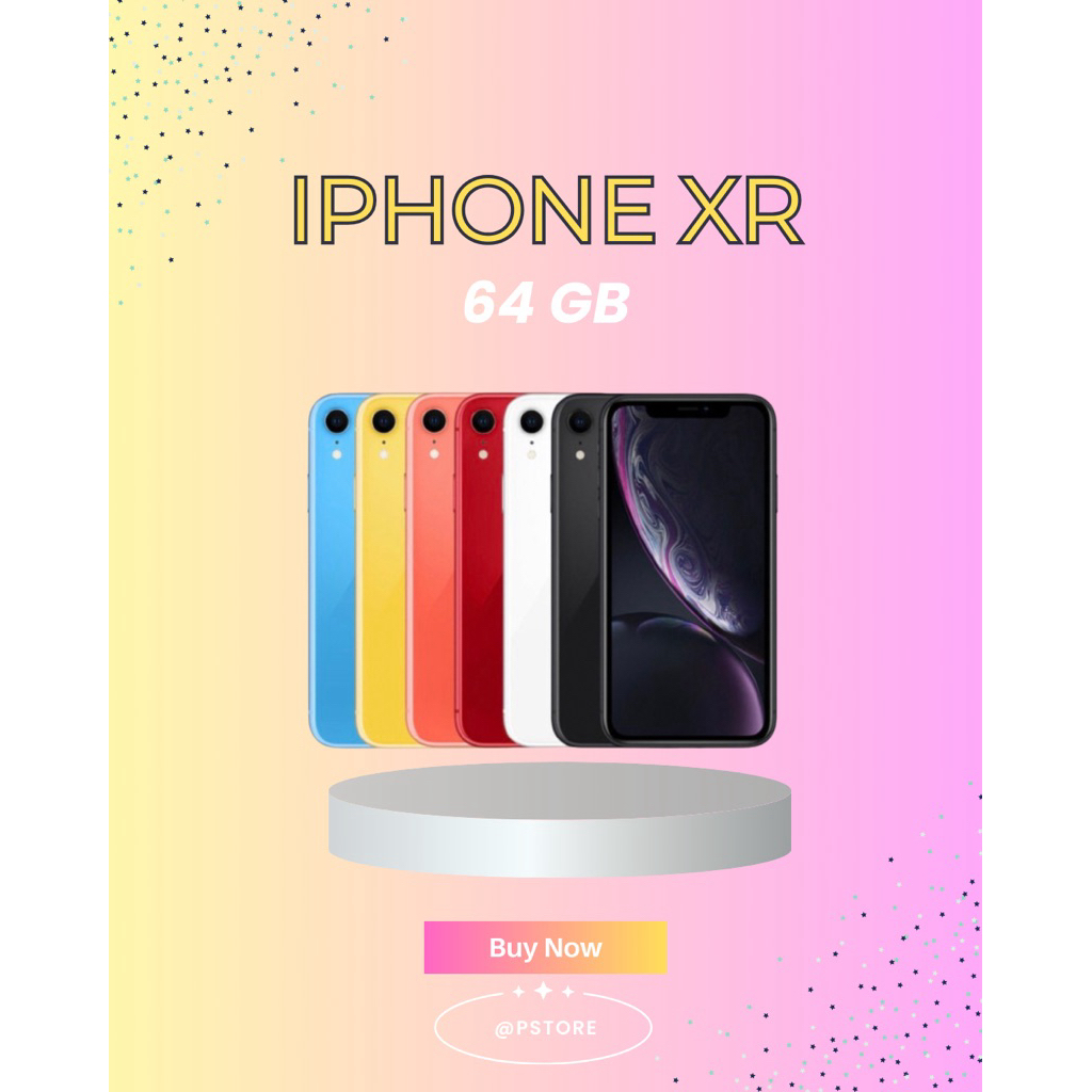 IPHONE XR 64GB/128GB | FULL SET LIKE NEW INTER MULUS 100% KONDISI PERFECT