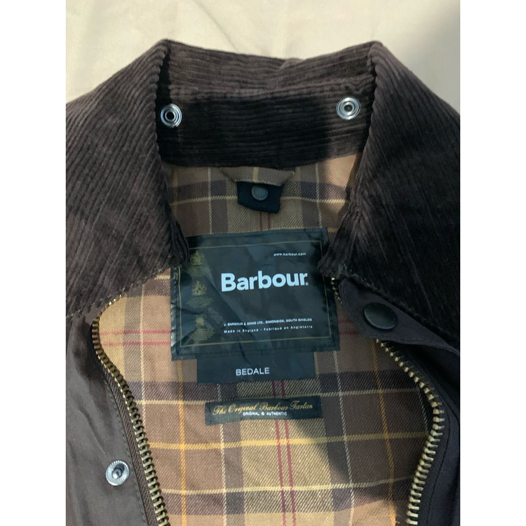 barbour bedale wax jacket dark brown