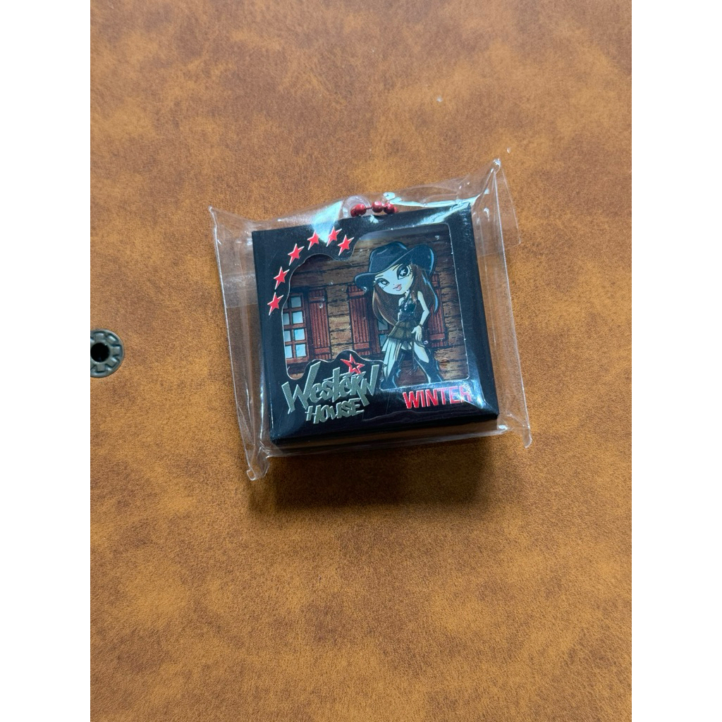 AESPA WINTER WESTERN CHARACTER KEYRING SEASON GREETINGS 2026 OFFICIAL SM