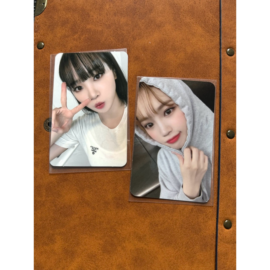 CHAEWON PHOTOCARD LESSERAFIM PC CHAEWON HOODIE IZONE CHAEWON CAFE EVENT ANTIFRAGILE BENEFIT
