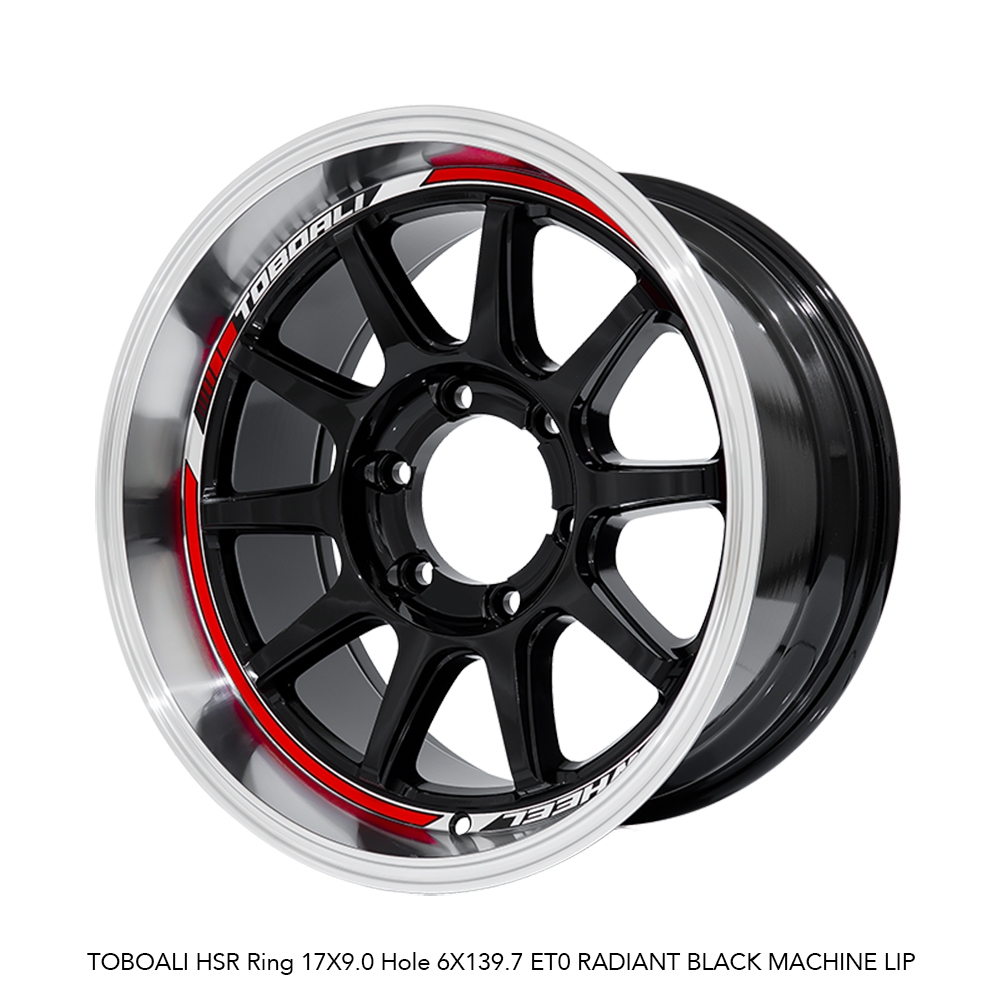 JUAL PELEK RACING RING 17 MODEL HSR TOBOALI VELG MOBIL  PAJERO FORTUNER FORD FJ CRUISER HILUX DOUBLE