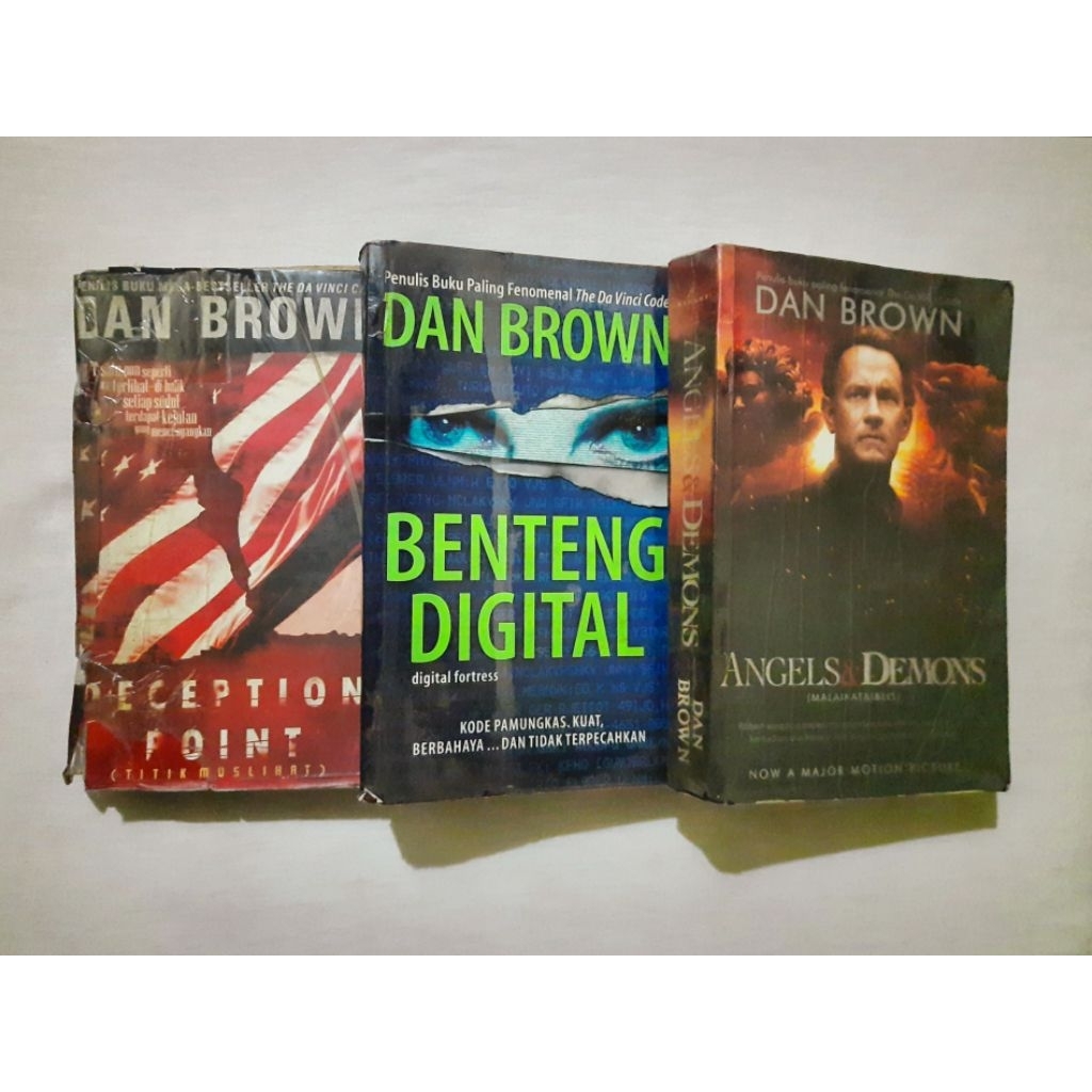Angels Demon Benteng Digital Deception Point - Dan Brown