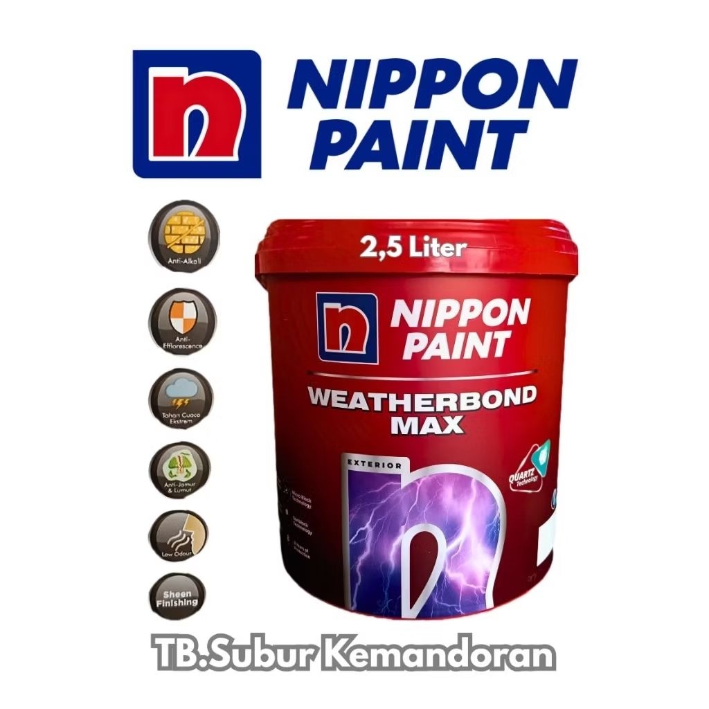 Cat Luar Weatherbond Max Nippon Paint/Exterior