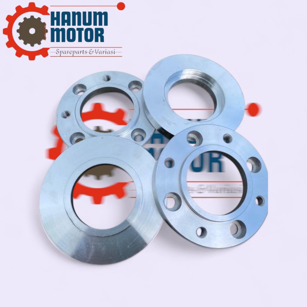 Adaptor Cakram Plendes Depan Honda Supra Bebek Universal Plat Disc Datar