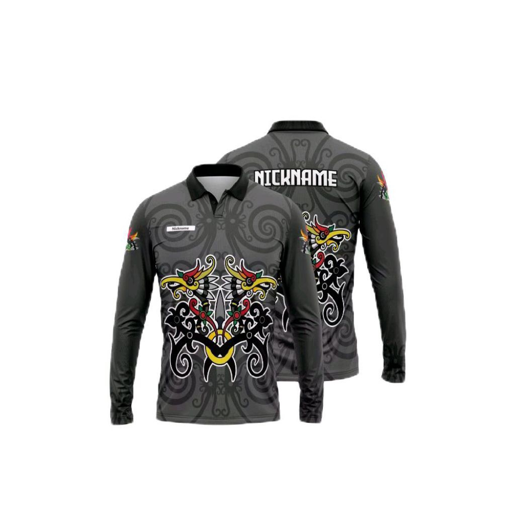 Kaos Batik Kalimantan Jersey Batik Kalimantan Kalimantan Baju Nunukan Borneo Kalimantan