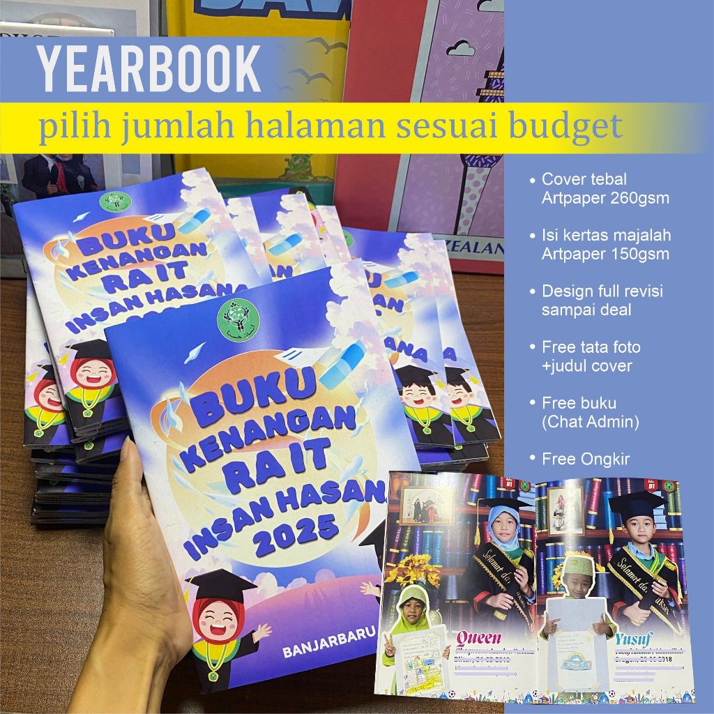 YEARBOOK SEKOLAH // CETAK MAJALAH SEKOLAH // CUSTOM YEARBOOK