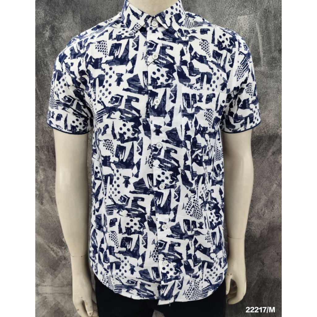 Kemeja Lengan Pendek RGB Motif New Arrival*