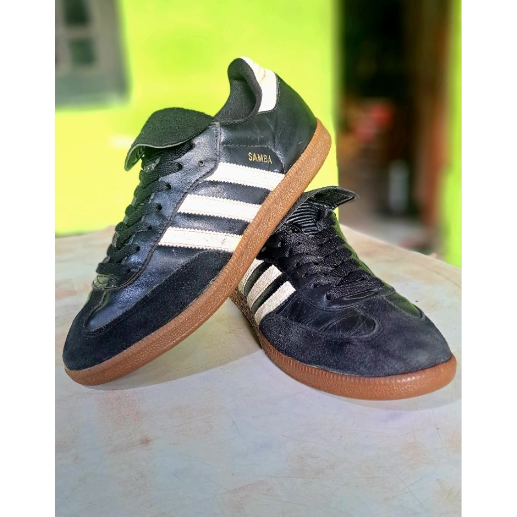 SEPATU ADIDAS SAMBA CLASSIC BLACK CASUAL ORIGINAL (VIETNAM)