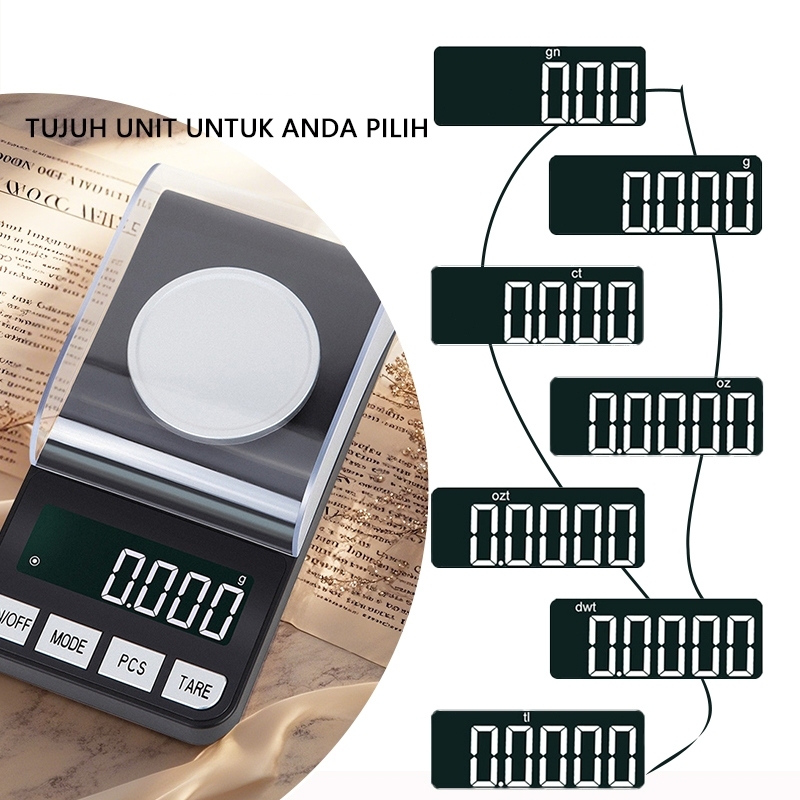Timbangan Kopi Mini Digital Scale/Timbangan Digital Perhiasan Mini/Timbangan Emas Digital