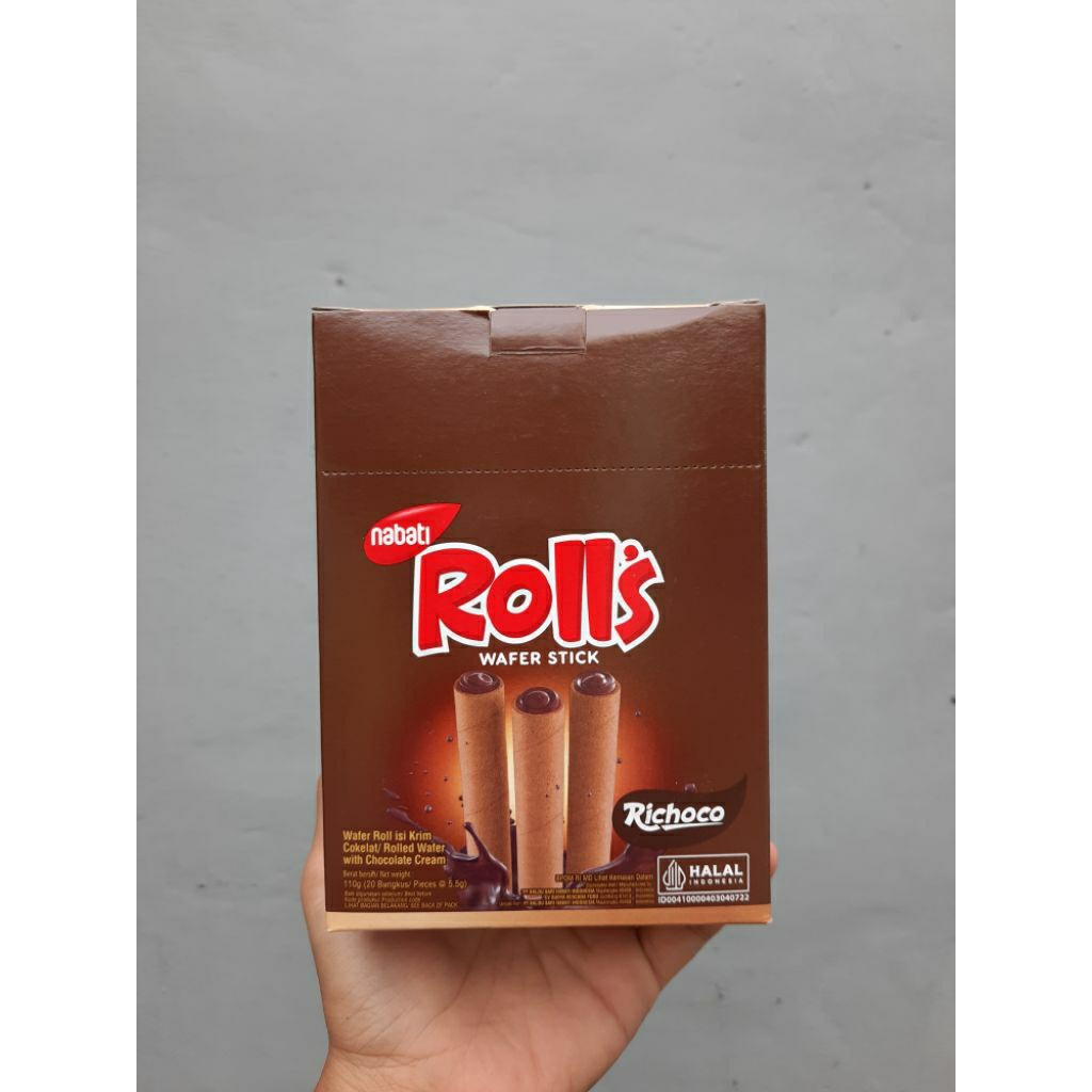 Wafer Nabati Stick Roll's 110 gram