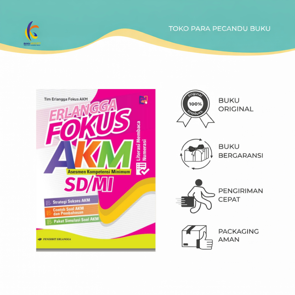 Buku Soal - Erlangga Fokus AKM SD/MI - Tim Erlangga Fokus AKM - Erlangga