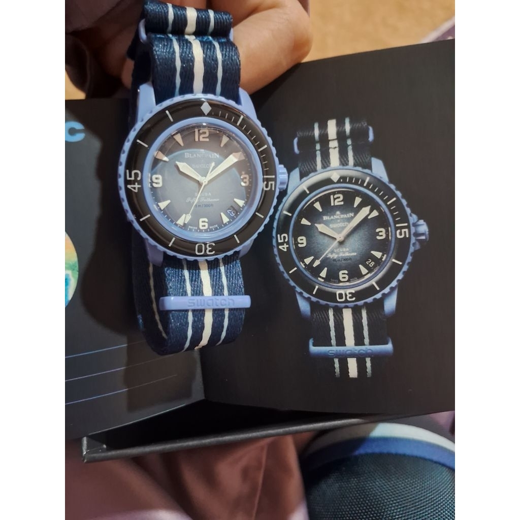 (sale awal tahun) jam tangan blancpain x swatch