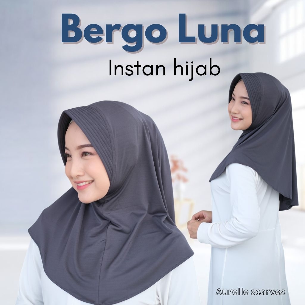hijab sport/bergo/bergo Luna/bergo olahraga/hijab olahraga