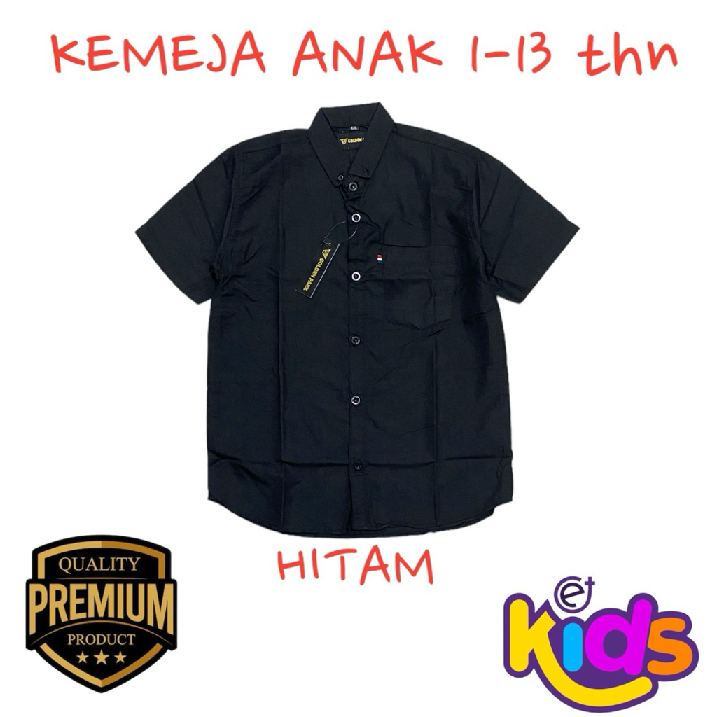 kemeja anak laki laki usia 1-13 tahun