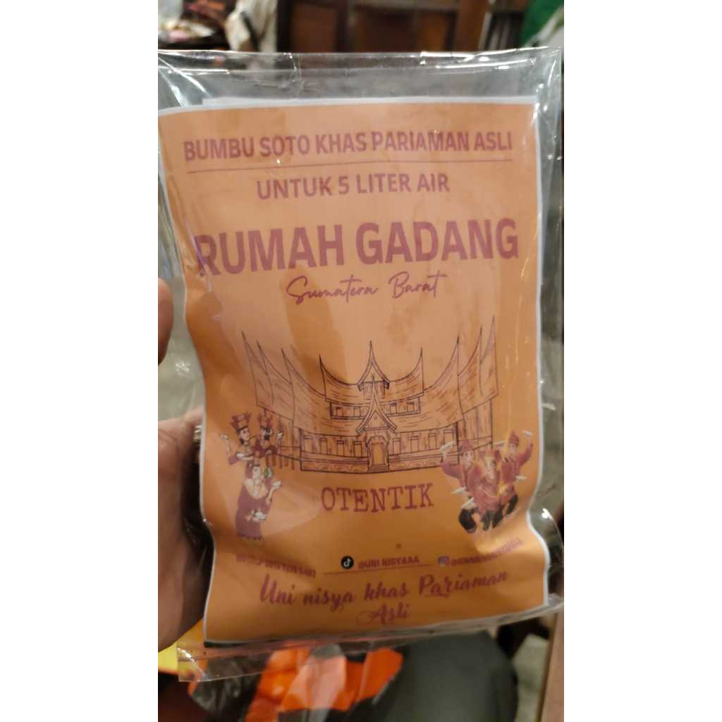 Bumbu Soto Padang Terlengkap Dengan Rempah Asli Pariaman
