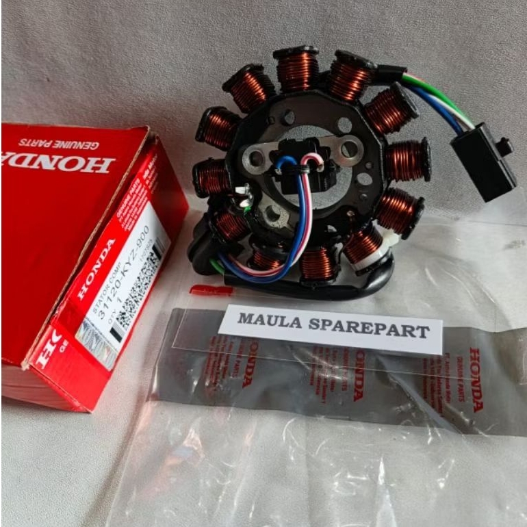 STARTER COMP SPUL ASSY KOMPLIT SUPRA X 125 HELM IN KARBU ORIGINAL 31120-KYZ-901