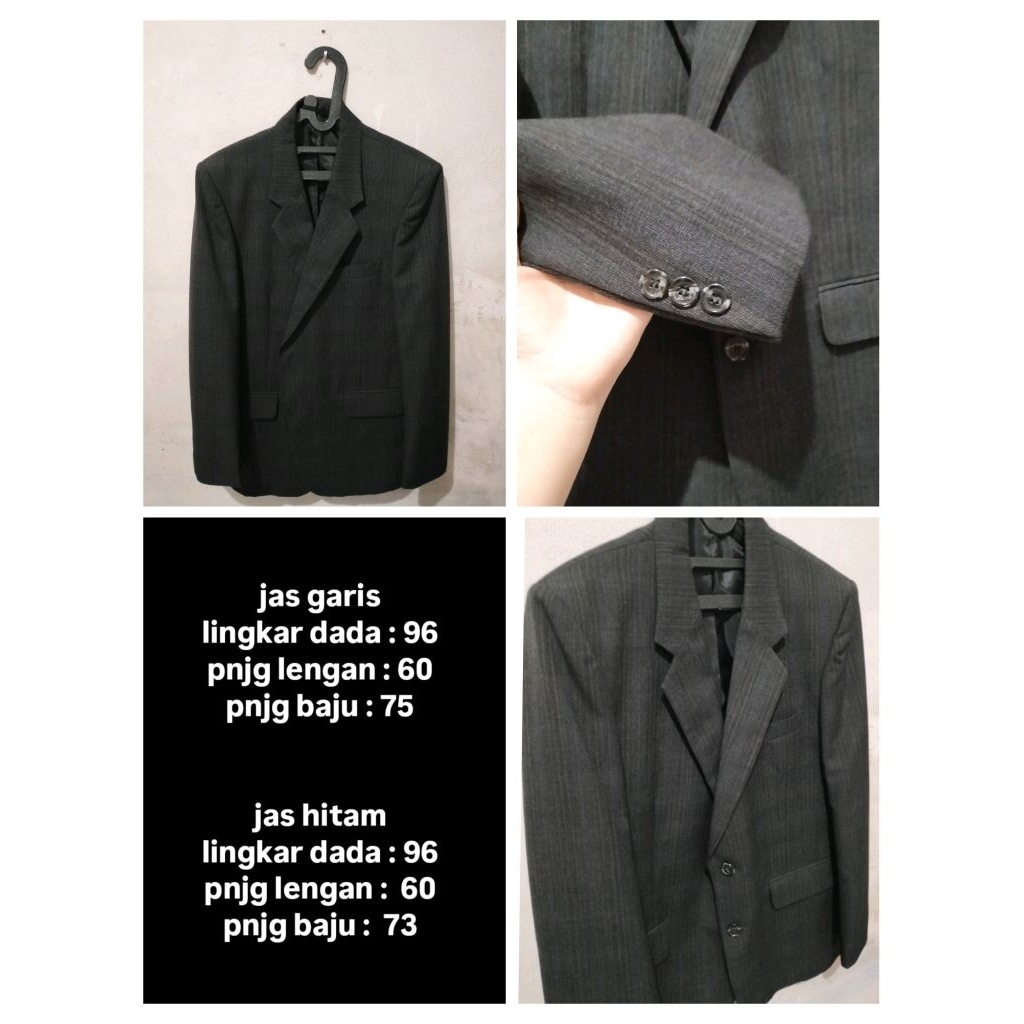 JAS MOTIF GARIS PRIA BUTIK [BEKAS/PRELOVED]