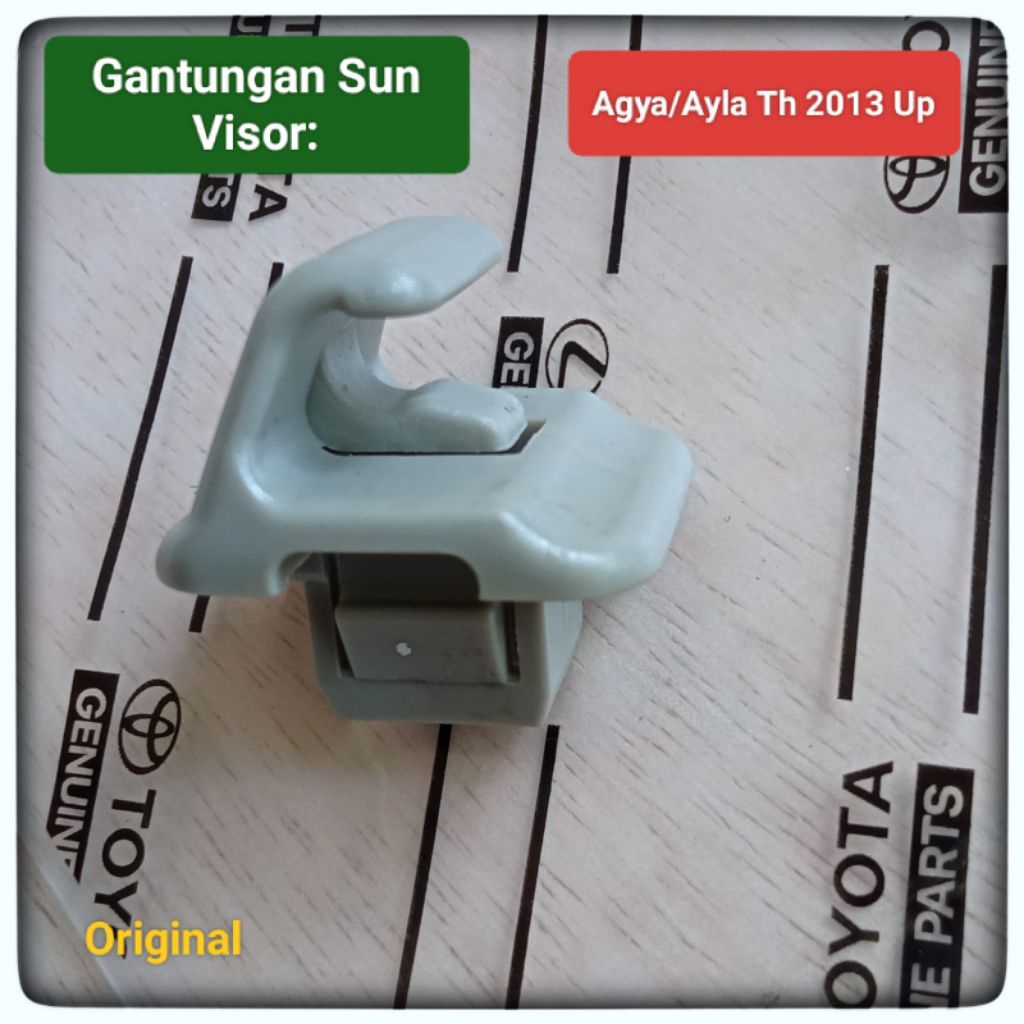 Cantolan Sun Visor Agya Ayla 2013 Up Hook Jok Agya Ayla Cantolan Sun Visor Agya Ayla Original