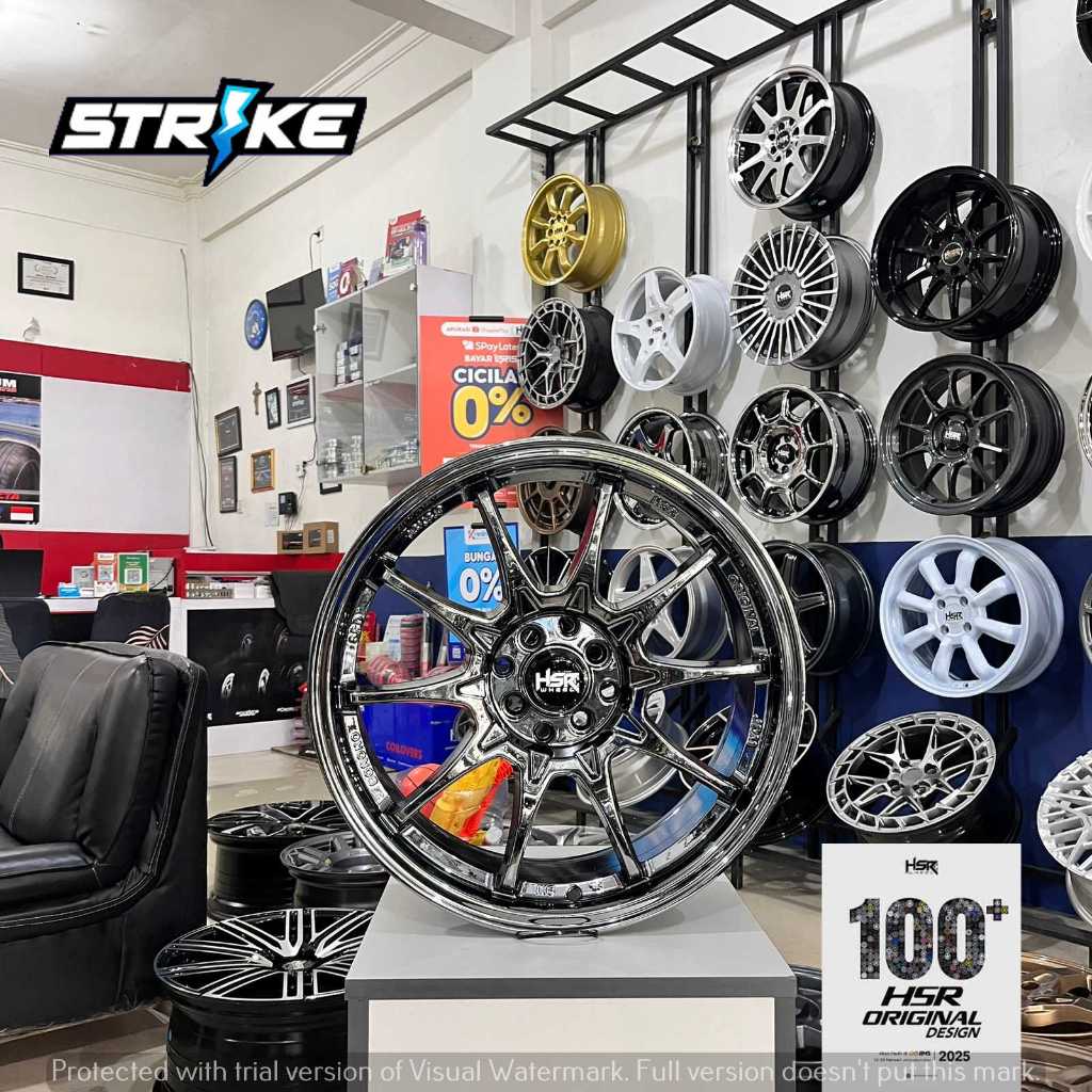 Velg Mobilio, Vios R18 Boroko Srd 4X100 4X114,3 Et42 Black Chrome