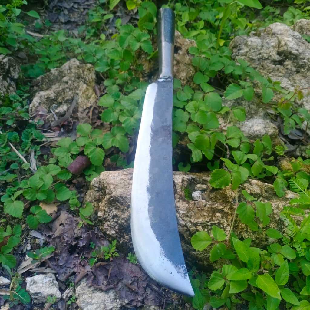 Golok Baja Sepuh Siyap Pakai Full Baja