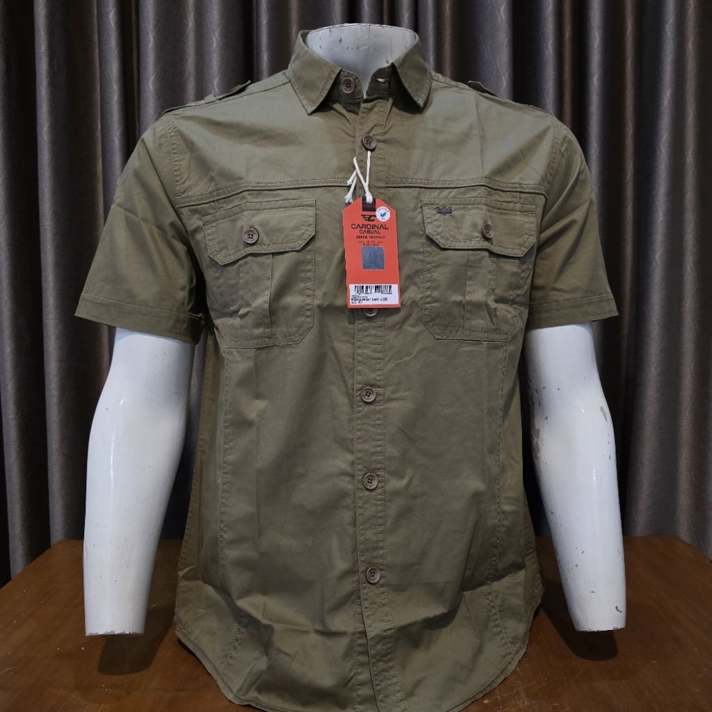 CARDINAL CASUAL ORI KEMEJA PRIA LENGAN PENDEK ADVENTURE REGULER