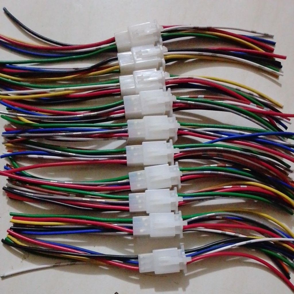 Socket konektor sambungan kabel body Motor Universal 6 pin keci soket 6 pin terminal sambungan kabel