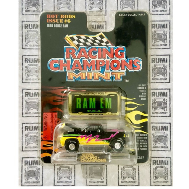 Racing Champions Mint Hot Rod Issue 1996 Dodge RAM