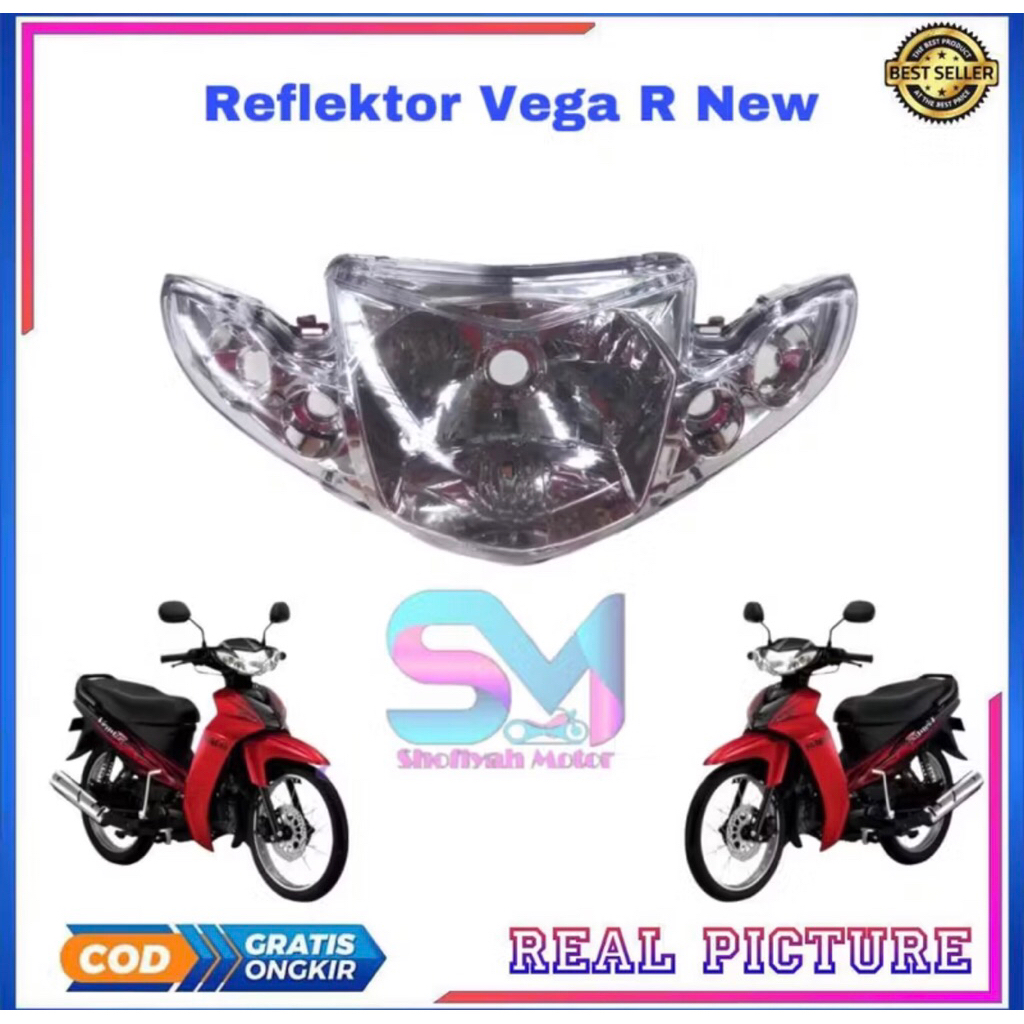 reflektor vega r new /lampu depan vega r new /vega r latin