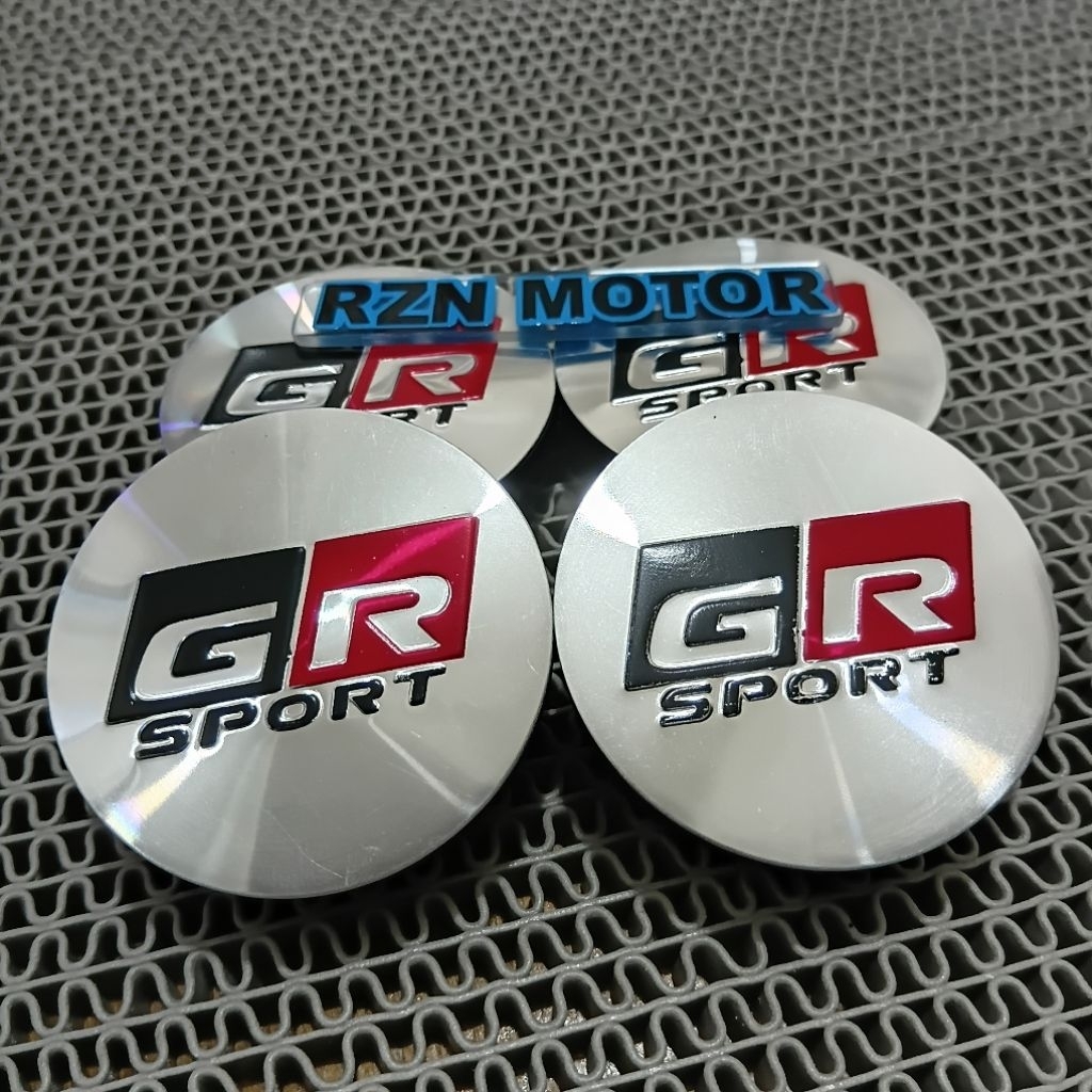Dop roda tutup velg mobil AVANZA 2005-2015 variasi GR SPORT diameter 5,7 cm harga satuan