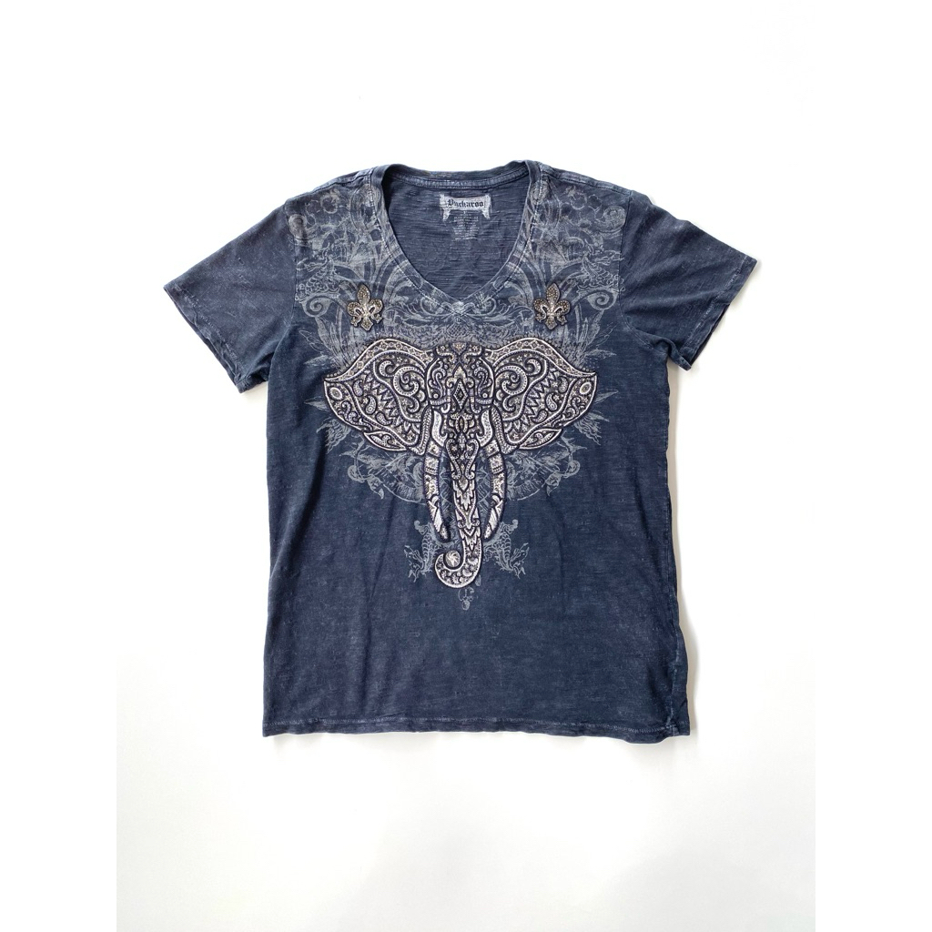 Y2k Buckaroo V-Neck Tees