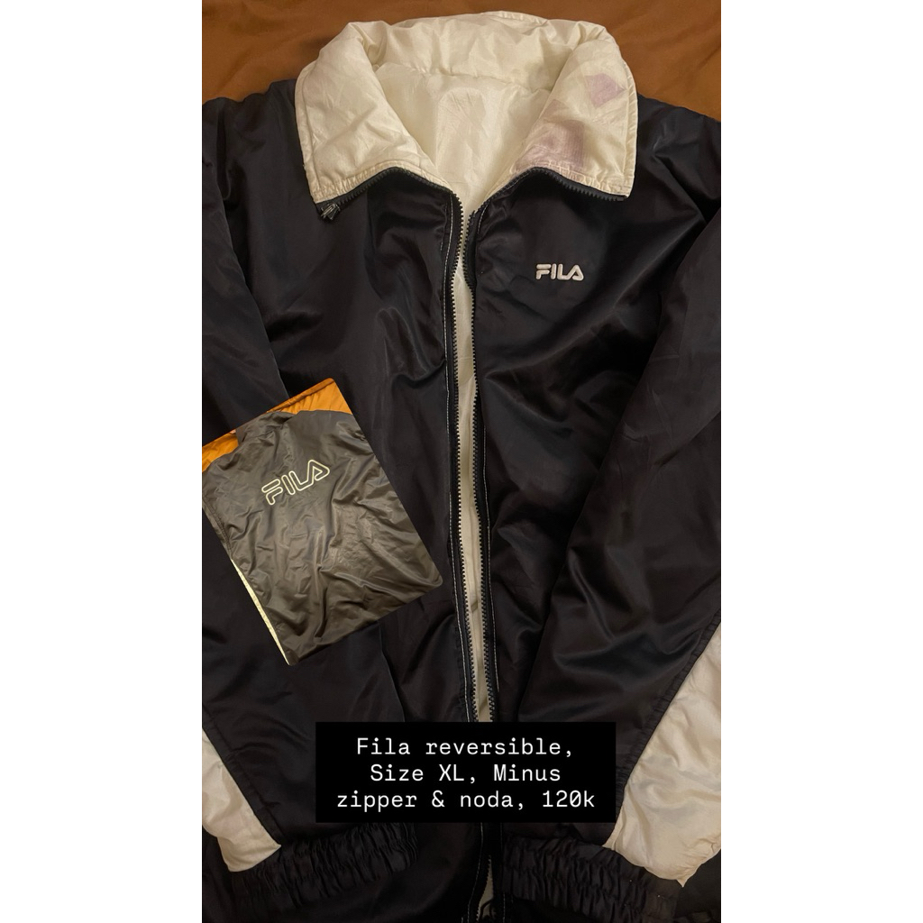 Fila puffer jacket + dickies