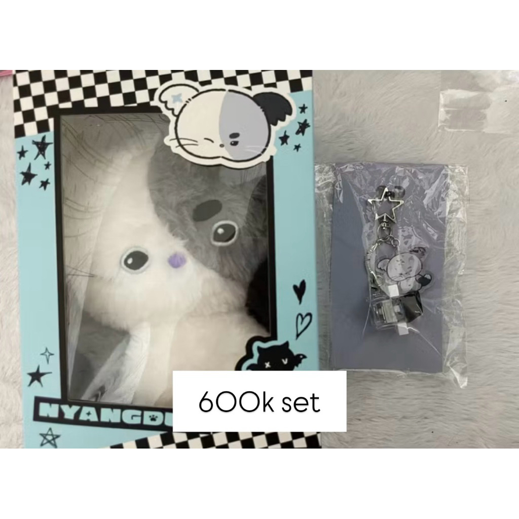 Plush Xdimonz Nyangduu Ori set Keycap Nyangduu + POB Xcape Merch Xdinary heroes [BACADESK]