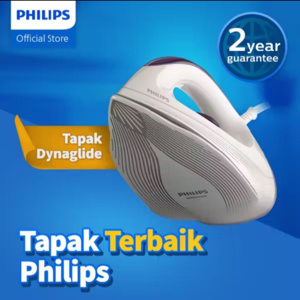 KOTA BATAM - PHILIPS GC160 GC 160 affinia dry iron setrika listrik otomatis tapak besar