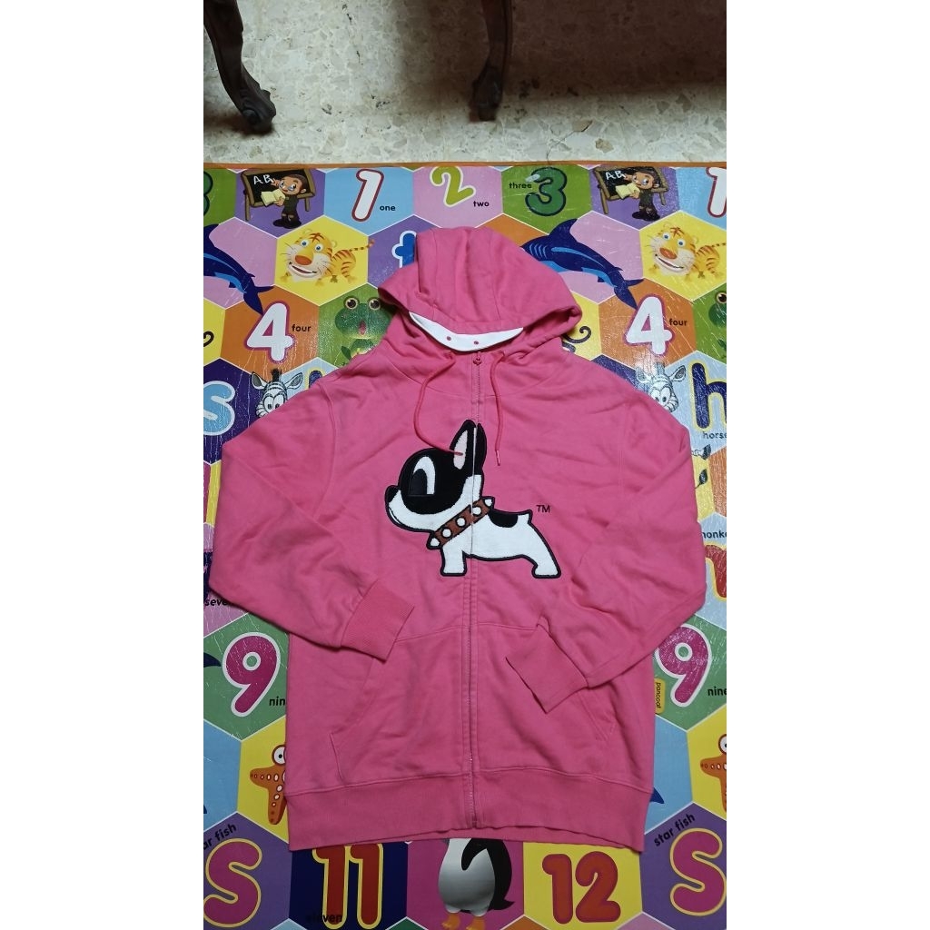 HOODIE PANCOAT POP DOGGY PINK