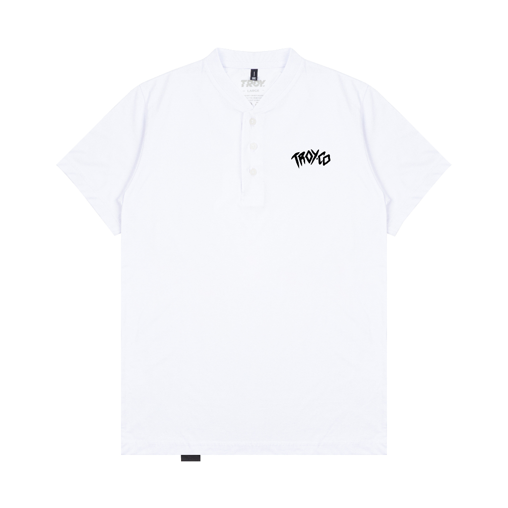 Troy Company Baju Koko Pria Putih Lengan Pendek Kerah Shanghai Ubica KKD 2461